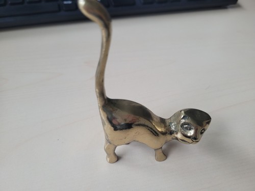 Katze figur ringhalter - katze,