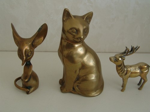 Messing figuren konvolut - messing,