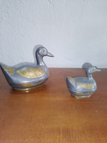 Schöne dekorative zinn enten - zinn,