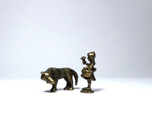 Mini miniatur rotkäppchen und - miniatur,