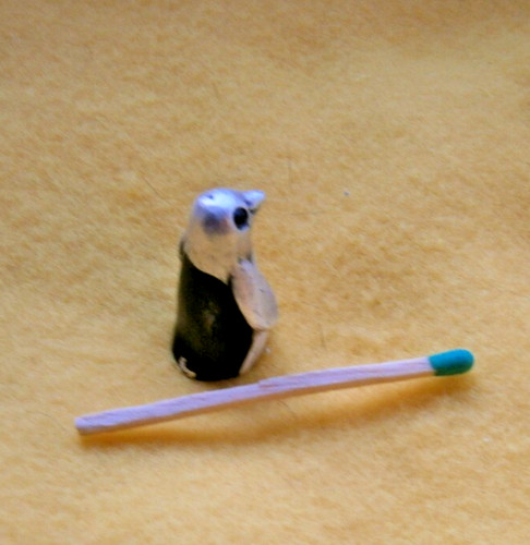 Kleiner pinguin aus zinn - kleiner,