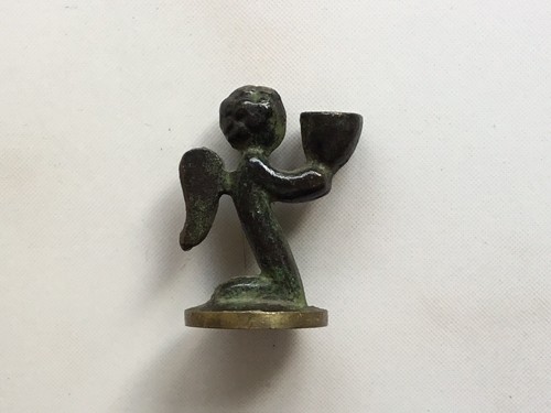 Messing figur gluttöter - figur,