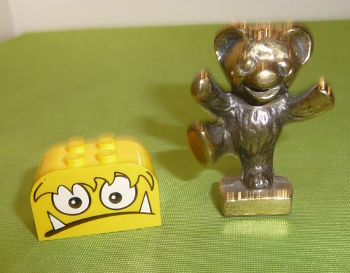 Messing bronze figur - ,