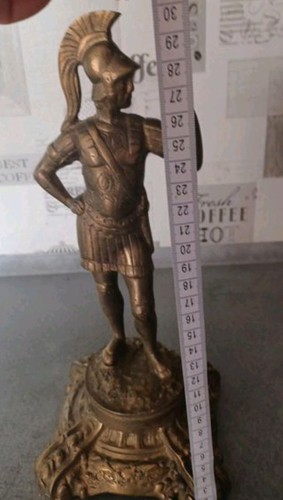 Messing figur krieger - figur, krieger/soldat