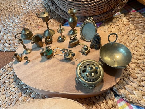Messing miniaturen konvolut - messing, —miniaturen