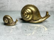 2 dekorative Messing Schnecken