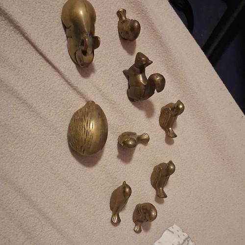 Konvolut kleine messingfiguren - konvolut,