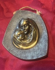 Messing Wandrelief „Heilige