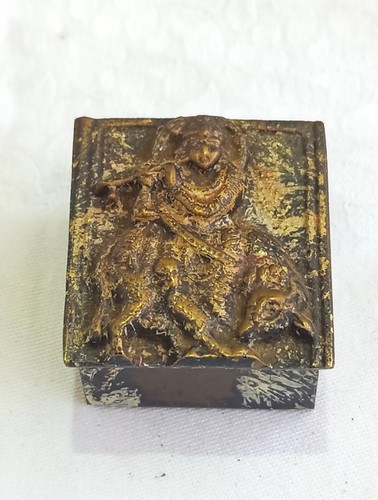 Bronze messing dose - dose, relief