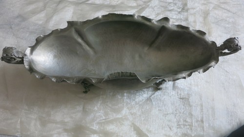 Zinnschale aus italien - zinnschale,