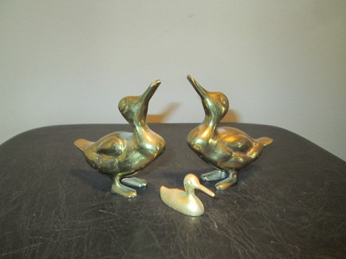 Alte antike figur ente - 2x,